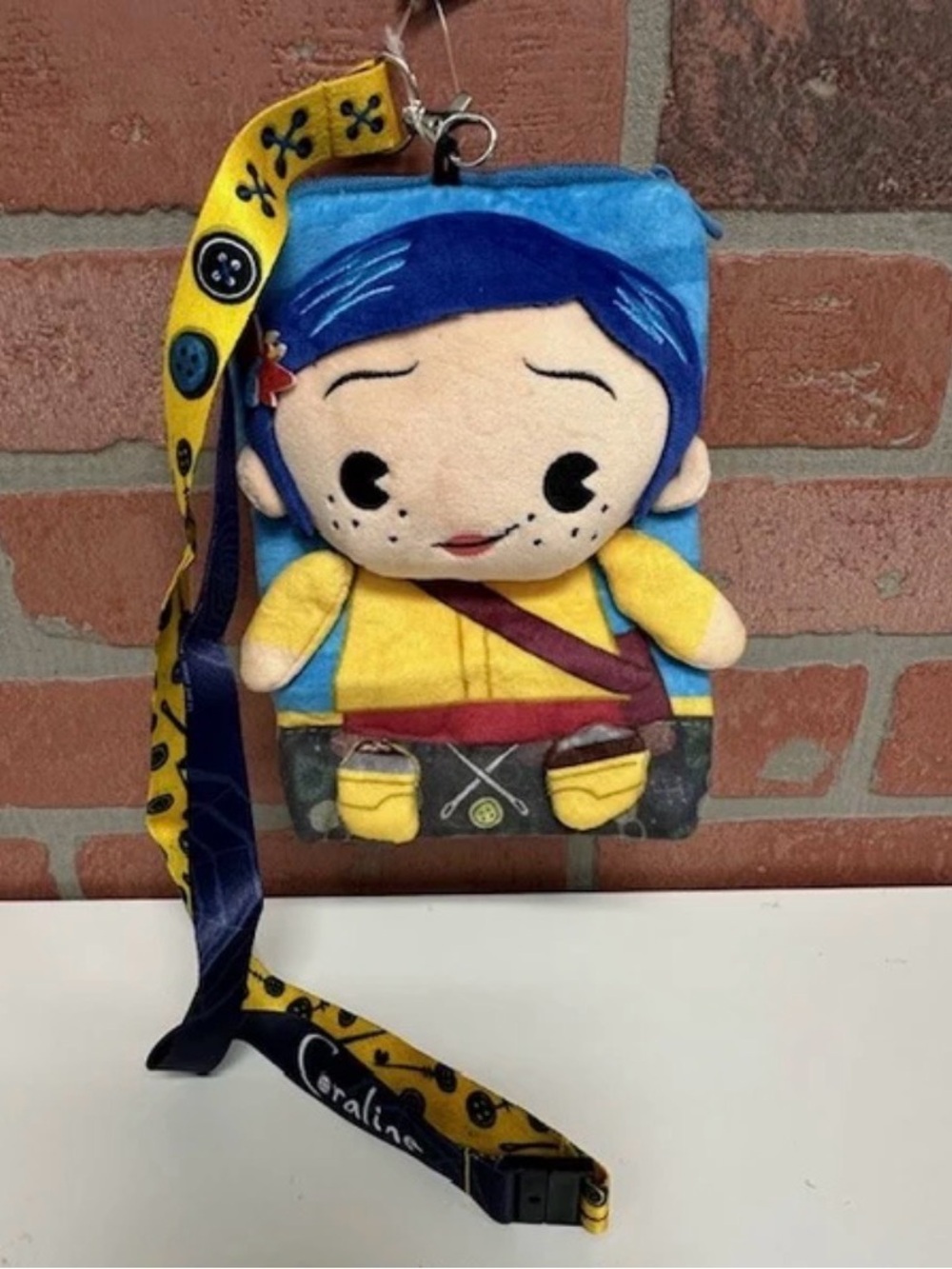 Coraline Deluxe plush Lanyard